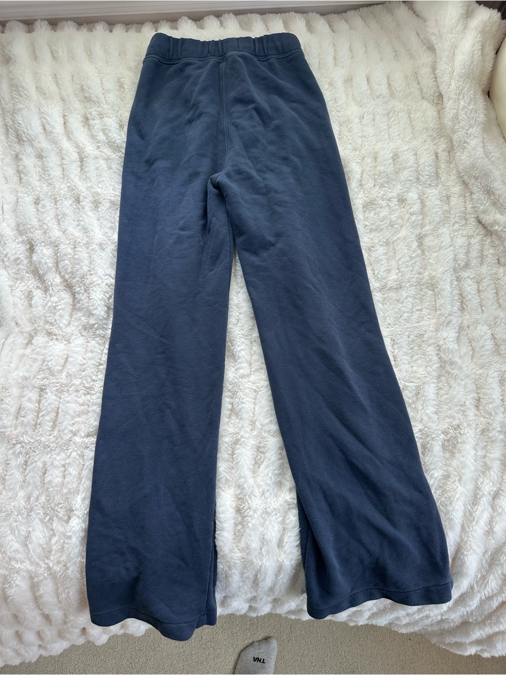 Abercrombie & Fitch Navy Flared Logo Sweatpants Size XS - Picture 5 of 5